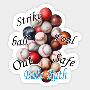 Heroic Home Run: The Power of Baseball in One Hit Sticker